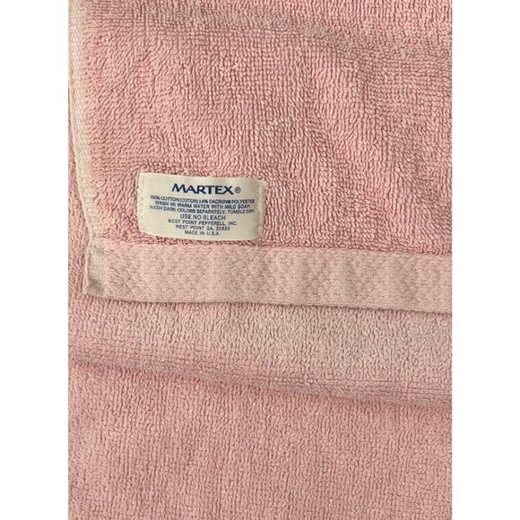 Vintage Martex Peter Rabbit Pink Bath Towel Set 3 Beatrix Potter Naughty Peter - Picture 4 of 9